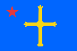 Flag of Asturian nationalism (Spain)