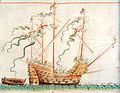 «Henry Grace à Dieu» var det største fartøyet i den engelske marinen under Henrik VIII.