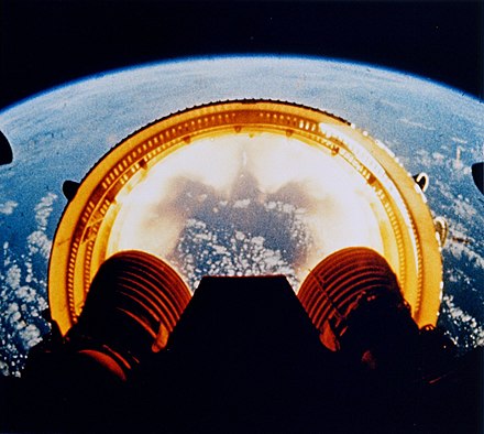 Apollo 6 while dropping the interstage ring