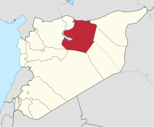 Эр-Ракка на карте