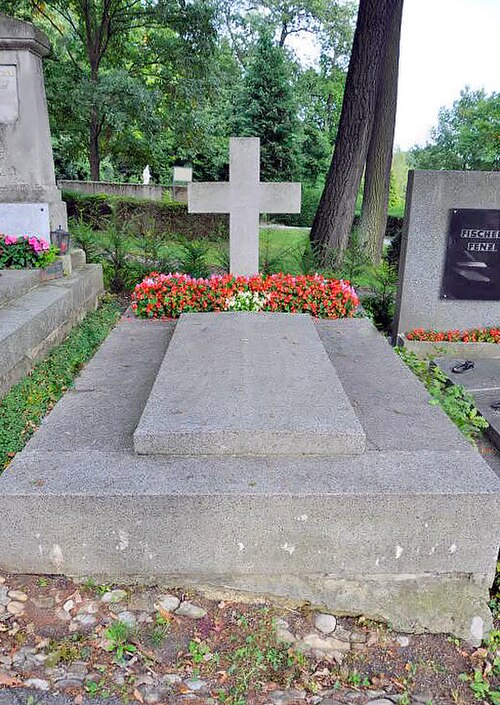 Unmarked grave of Elisabeth Marie and Leopold Petznek: Grave 29, Group 22.