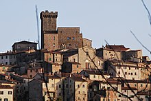 Veduta della rocca di Arcidosso