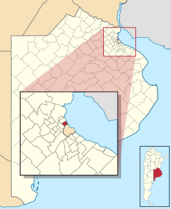 location o Vicente López Partido in Gran Buenos Aires