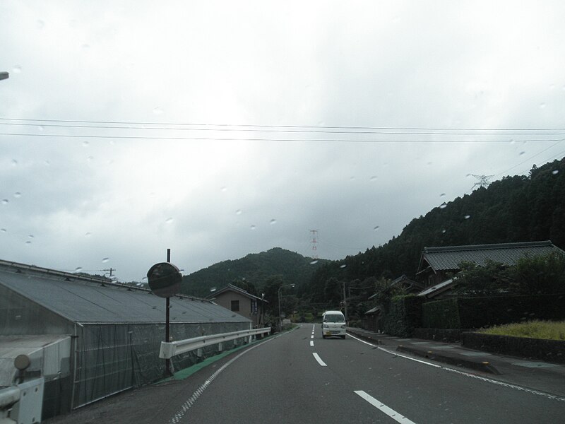 File:Asau 川西 Nakatown Tokushimapref Route 195 No,6.JPG