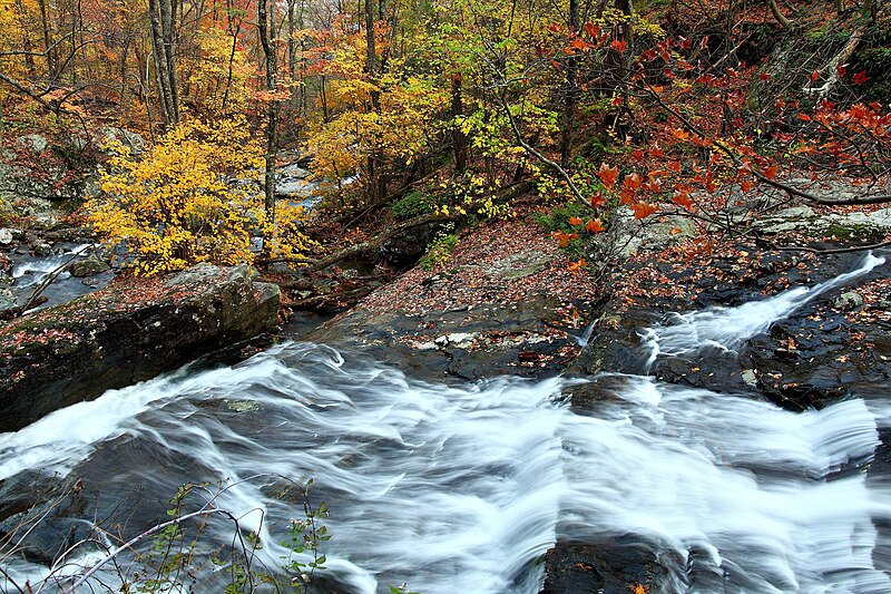 File:Autumn-stream-falls-hdr - Virginia - ForestWander.jpg