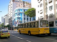 Straßenszene an der Avenida Nossa Senhora de Copacabana