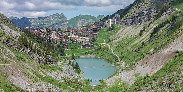 View of Avoriaz, Haute-Savoie, France