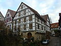 Jewish house with prayer room and mikveh (synagogue), residential building