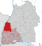 Localização do distrito de Ortenau em Baden-Württemberg