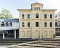 Deutsch: Empfangsgebäude des S-Bahnhofs Blankenese in Hamburg-Blankenese. This is a photograph of an architectural monument. It is on the list of cultural monuments of Hamburg, no. 18110