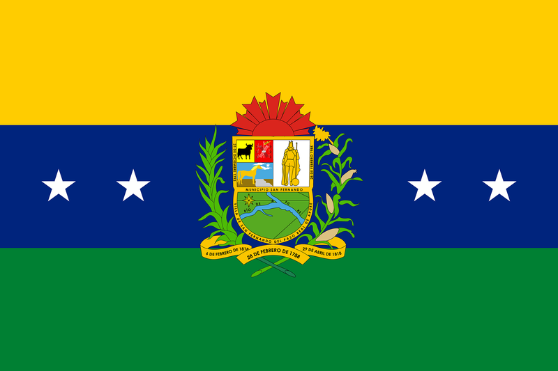 File:Bandera de San Fernando de Apure.png