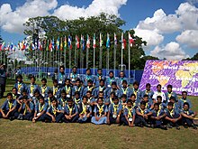 Bangladesh Scouts contingent at the 21st World Scout Jamboree Bangladesh Scouts Contingent on 21st World Scout Jamboree.jpg