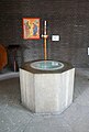 Font in the Church of Saint Paul in Bow Common, built in 1958. [398]