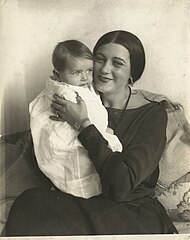 La Marr with son, Marvin, c. 1922