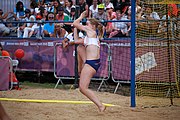 Deutsch: Beachhandball bei den Olympischen Jugendspielen 2018 in Buenos Aires; Tag 7, 13. Oktober 2018; Mädchen, Spiel um Platz Drei – Ungarn-Niederlande 2:0 English: Beach handball at the 2018 Summer Youth Olympics in Buenos Aires at 13 October 2018 – Girls Bronze Medal Match – Hungary-Netherlands 2:0 Español: Handball de playa en los Juegos Olimpicos de la Juventud Buenos Aires 2018 en 13 de octubre de 2018 – Partido por la medalla de bronce femenino - Hungría-Países Bajos 2:0