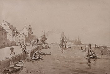 Widavaf patectoy (Городской пейзаж, 1891)