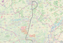 Spoorlijn 18 Winterslag - Eindhoven op de kaart