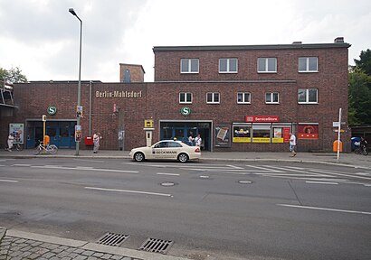 So kommt man zu S Mahlsdorf mit den Öffentlichen - Mehr zum Ort Hier