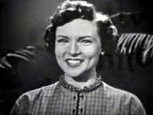 White on The Betty White Show in 1954