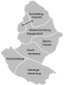 Gliederung von Dornberg (Bielefeld) --> einzelne Artikel zu Stadtteile existieren ja noch nicht {{subst:ok}}