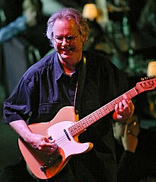 Frisell with the B3 Trio at Jazz Alley, Seattle in 2004 Bill wiki (cropped).jpg