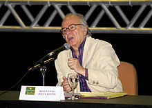 Portuguese sociologist Boaventura de Sousa Santos during the 6th World Forum of Judges, Brazil, 2010. Boaventura de Sousa Santos 2010.jpg