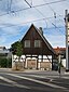 This is a photograph of an architectural monument.It is on the list of cultural monuments of Bochum-Ost, no. 055