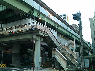 <span class="mw-page-title-main">Boeki Center Station</span> Railway station in Kobe, Hyogo prefecture, Japan