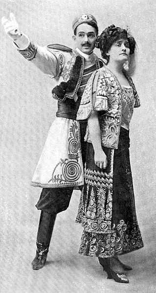 Donald Brian and Ethel Jackson in the original Broadway production (1907)