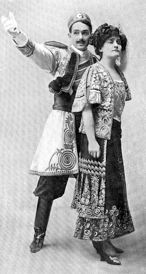 Donald Brian and Ethel Jackson in the original Broadway production (1907)