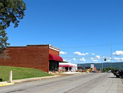 Buildings along Alabama Avenue