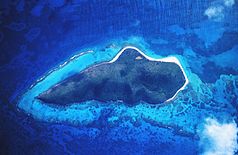 Aerial view of Buck Island