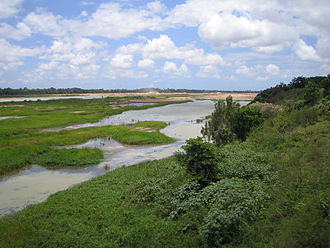 The Burdekin River in northern Queensland, of which the Allingham Creek is a tributary BurdekinRiver1.jpg