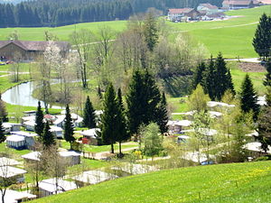 Burgstall Schreckenmanklitz - View from the north