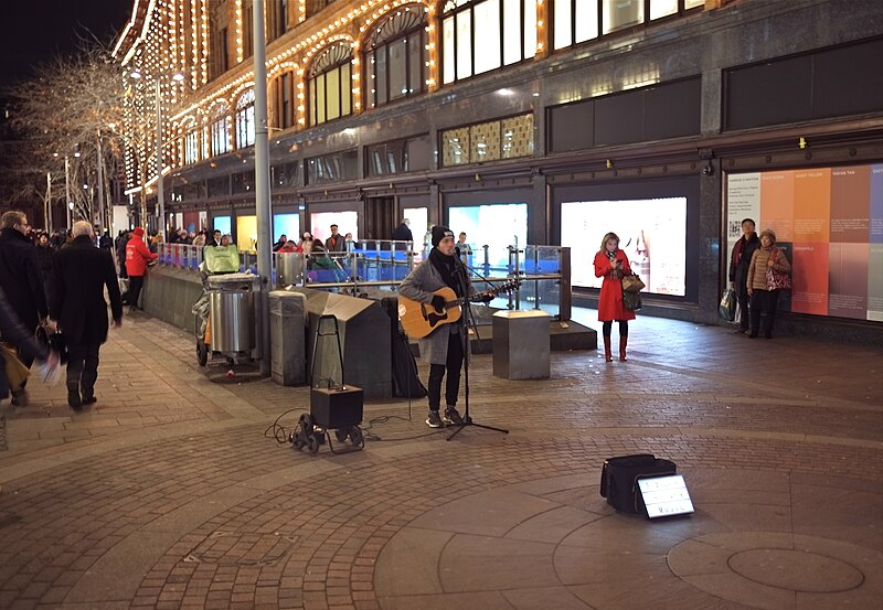 File:Busker - geograph.org.uk - 6039066.jpg