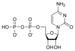 Cấu trúc hóa học của cytidine diphosphate