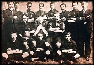 Il C.U.R.C.C. (futuro Peñarol), vincitore della prima edizione nel 1900.