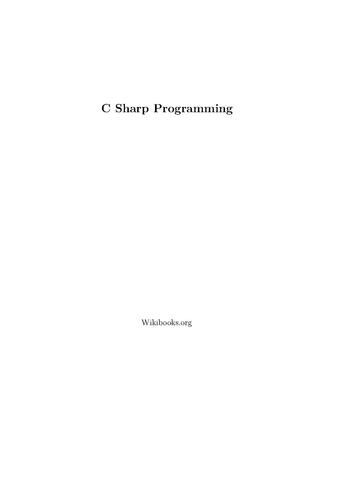 C# Programming Guide Microsoft Docs