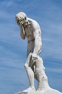 Caïn venant de tuer son frère Abel by Henri Vidal, Tuilleries Garden, 18 July 2017