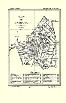 Plan de la ville en 1887.