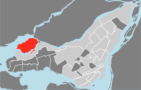 Île Bizard, Montreal'in kuzeybatısında