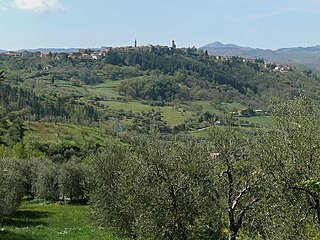 Castel del Piano Comune in Tuscany, Italy