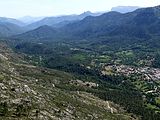 Puerto de las Palomas: Blick auf Arroyo Frio