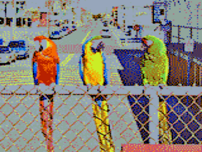 CGA 160x200 composite artifact colors (from 320x200 palette 0)