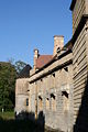 La façade ouest du château.