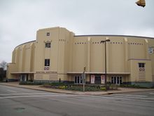 The Art Deco Charleston Municipal Auditorium was constructed in 1939 Charleston Aud Apr 09.JPG