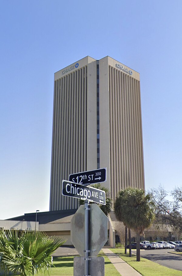 Image: Chase Bank Tower in Mc Allen, TX