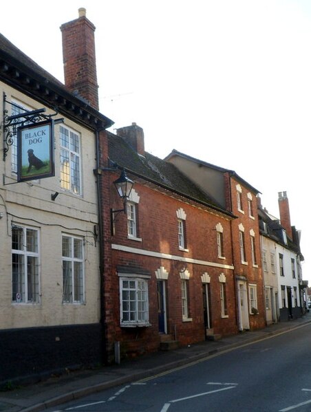 File:Church Street west of the Black Dog, Newent - geograph.org.uk - 3229736.jpg