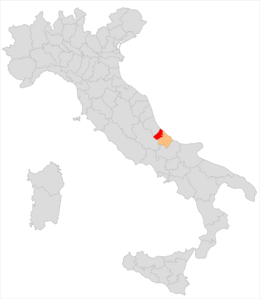 District of Chieti - Beliggenhed