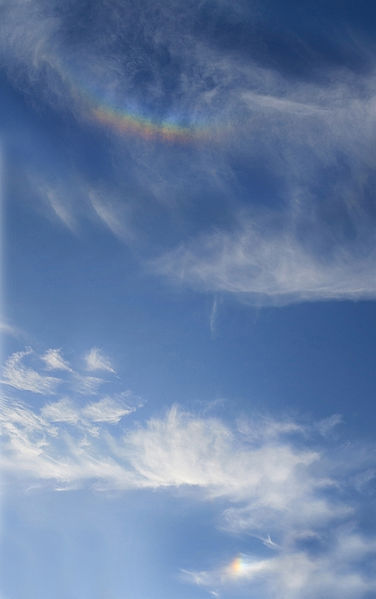 File:Circumzenithal arc and sundog over Cirrus clouds.jpg